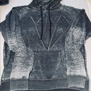 L.O.L. Vintage Tops |Hoodie Diamond Gray XL|